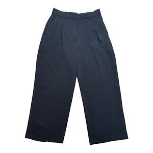 Wilfred Black Pleated Cropped Trouser Small